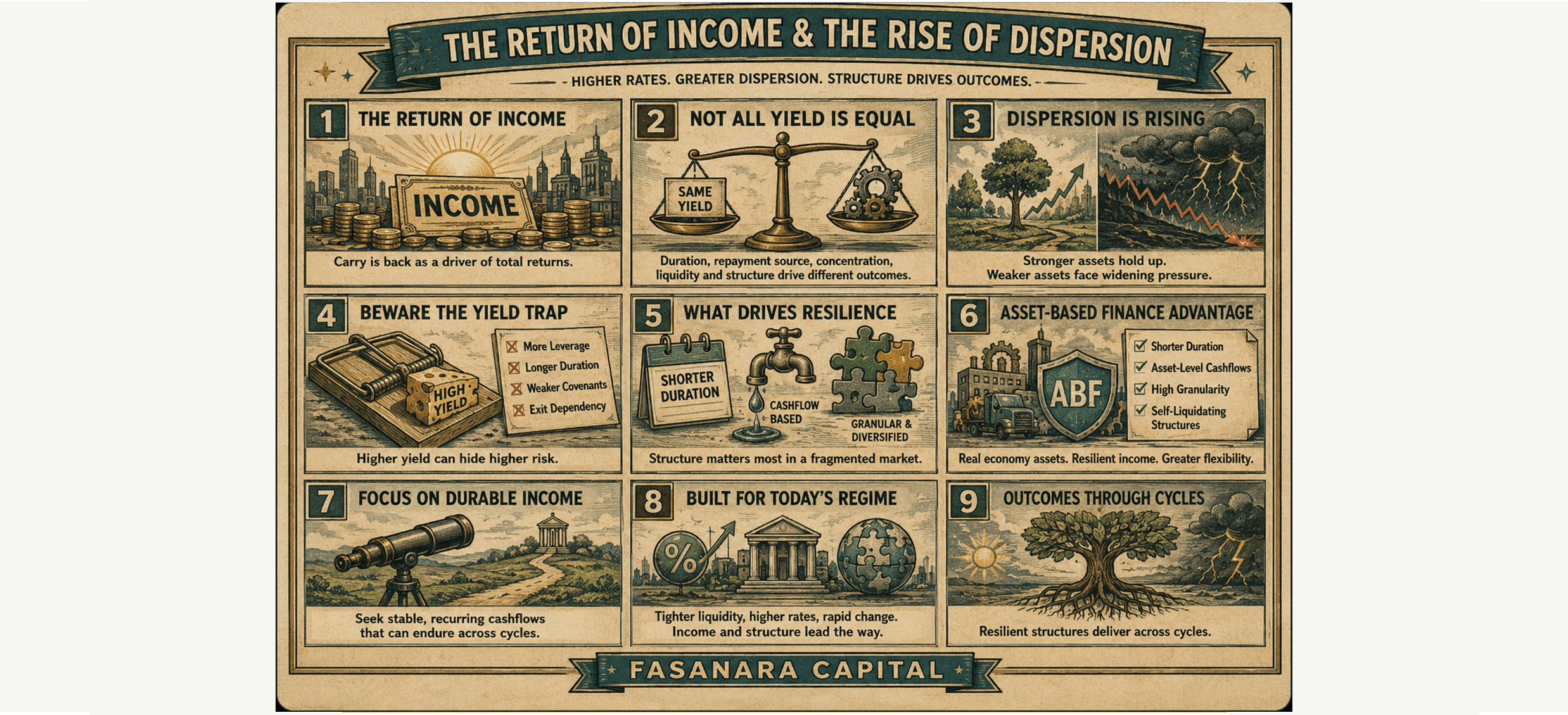 The Income Rising The Return of Income and the Rise of Dispersion | Fasanara Capital